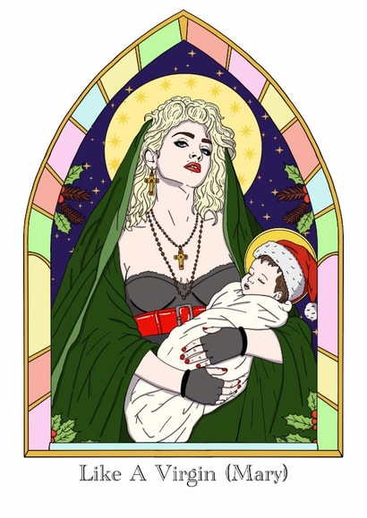 The Virgin Mary created by bigGAYcards