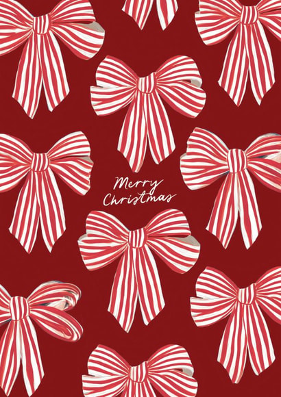 Classic Christmas Card - Bows created by Feel Good Supplies