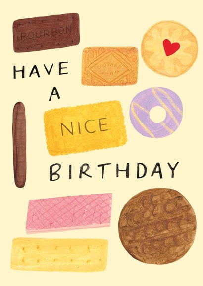 Cute Biscuit Inspired Sweet Treat Birthday Card created by Chinchi Things