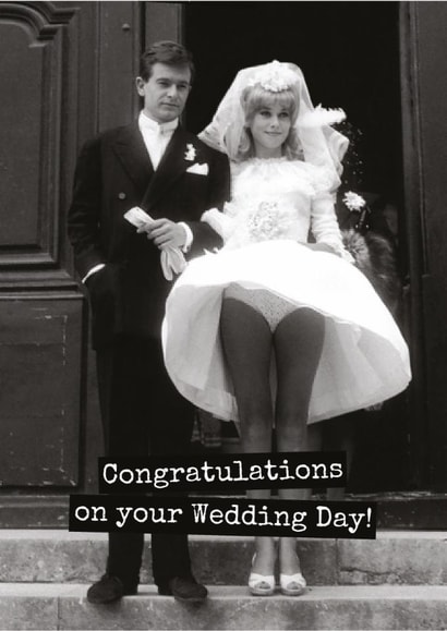 Funny Wedding Card - Congratulations On Your Wedding Day - Vintage created by Raven's Rest Studio