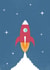 rocket space Card 1005 created by Alessandra Giorcelli