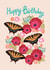 birthday butterfly Birthday Card 1077 created by Andrea Lauren