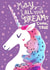 unicorn wishes Just because Card 1056 created by Bethany Christou