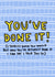 You've Done It Congratulations Card created by Angela Chick