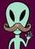 hello alien Just because... Card 24195 created by Alan Rogerson