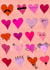 Valentines / General Love hearts Valentines Day Card 24216 created by Silvina De Vita