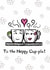 Wedding Anniversary Engagement & Marriage Card 1488 created by Happy Nut Creations