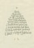 Classic Christmas Card - Calligraphic Christmas Son - Christmas Tree created by Esther Gordo