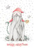 santa xmas Christmas Card 24632 created by Vee Hartley