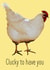 chicken chick Anniversary Card 24831 created by Tofu'd Designs