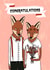Congratulations - Fox themed wedding card created by Paper Sparrow