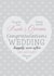 Heart shaped wedding card created by Pippa Race