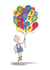 Birthday balloon Birthday Card 1269 created by Jane Peryer