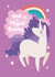 unicorn magic Birthday Card 1843 created by Claire Stamper