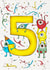 Happy 5th Birthday Monster, illustrated by Amy Cockcroft created by Ryland Studios
