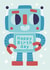 robot birthday Birthday Card 24521 created by Claire Stamper
