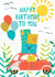 car vintage Birthday Card 24231 created by Jessica Hogarth