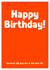 birthday happy Birthday Card 3649 created by The Spork Collection