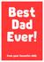 best dad Father's Day Card 26261 created by The Spork Collection