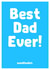 Best dad Father's Day Card 26264 created by The Spork Collection