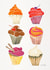 cupcake sweets Birthday Card 3619 created by Cat Coquillette