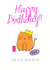 Birthday Cat Birthday Card 26574 created by Jane Smedley