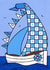 Baby Boy New Baby Card 4183 created by Olivia Goddard