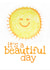 sunshine birthday Thinking of you Card 26543 created by Judy Bainbridge