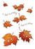 autumn leaves Just because Card 26707 created by Drawberry Jam