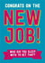 congrats newjob New Job Card 2953 created by Dean Morris Cards