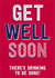 getwellsoon thinking Get Well Card 2954 created by Dean Morris Cards
