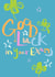 Good Luck in Your Exams - lettering card for teenagers doing Gcses or A levels created by From A Place of Wonder