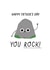 You rock Father's Day card created by Leeann Walker
