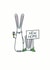 Cute Bunny New Home Card - House Key - New Home created by Hoppy Bunnies