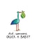 stork new New Baby Card 4923 created by Odd Socks
