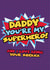 Cute Daddy Superhero Father's Day Card - Comic Cartoon Sidekick created by Bow & Bell