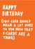 happy birthday Birthday Card 27546 created by Veronica Dearly
