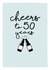 cheers to 50 years - Beer Happy Birthday Card created by Prairie Chick Prints