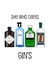 Gin alcohol Just because Card 2604 created by Doodle Dot Design Co