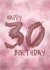 30 thirty Birthday Card 25932 created by andersonartstudio