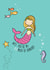 Will you be my mermaid of honour? - mermaid inspired maid of honour card created by Eskimo Kiss Designs
