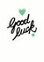 Typography Male Good Luck Card 3274 created by Ashleigh Arthur