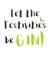 Let the festivities be Gin Christmas card created by Wink Design - Michelle Roberts