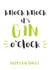 gin funny Birthday Card 3767 created by Wink Design - Michelle Roberts