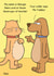 Cat Dog Humour Card 6752 created by Nick Hannaford-Hill