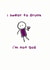 swear drunk Humour Card 6490 created by Redback Cards