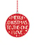 Modern - Christmas Bauble - Merry Christmas To The One I Love - Festive - Classic - Merry Christmas Card created by Cookie Design