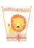 birthday lion Birthday Card 28714 created by Louise Anglicas