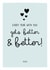 Cute Typography Anniversary Card - Every Year With You Gets Better And Better created by Prairie Chick Prints