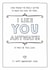 I like you anyways! - A cheeky and cute anniversary card created by Prairie Chick Prints